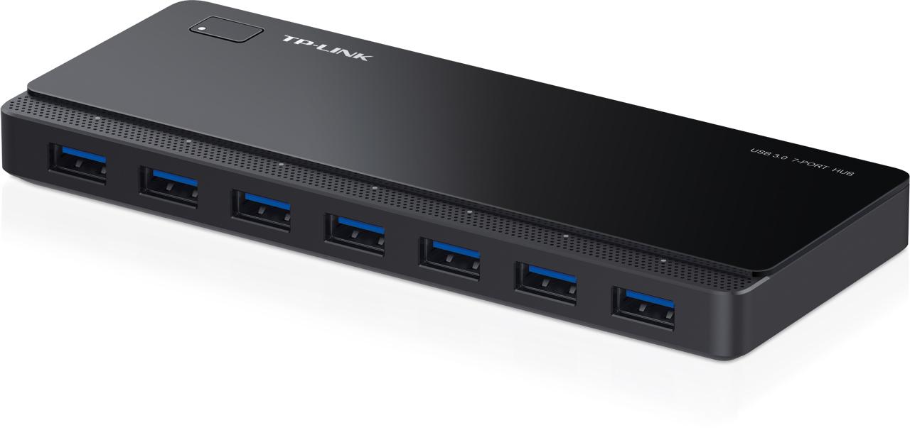 Hub TP-Link cu 7 porturi USB 3.0, desktop, 12V/1.5A