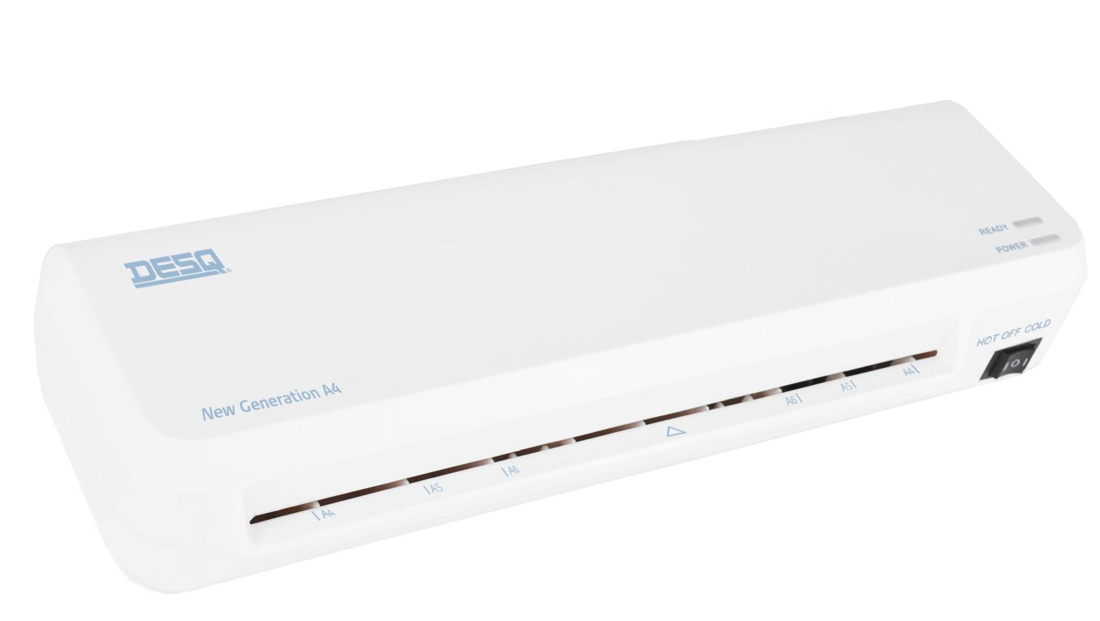 Laminator DESQ A4 de nouă generație, alb