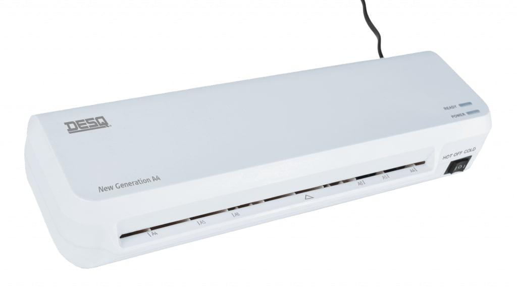 Laminator DESQ A4 de nouă generație, albastru deschis