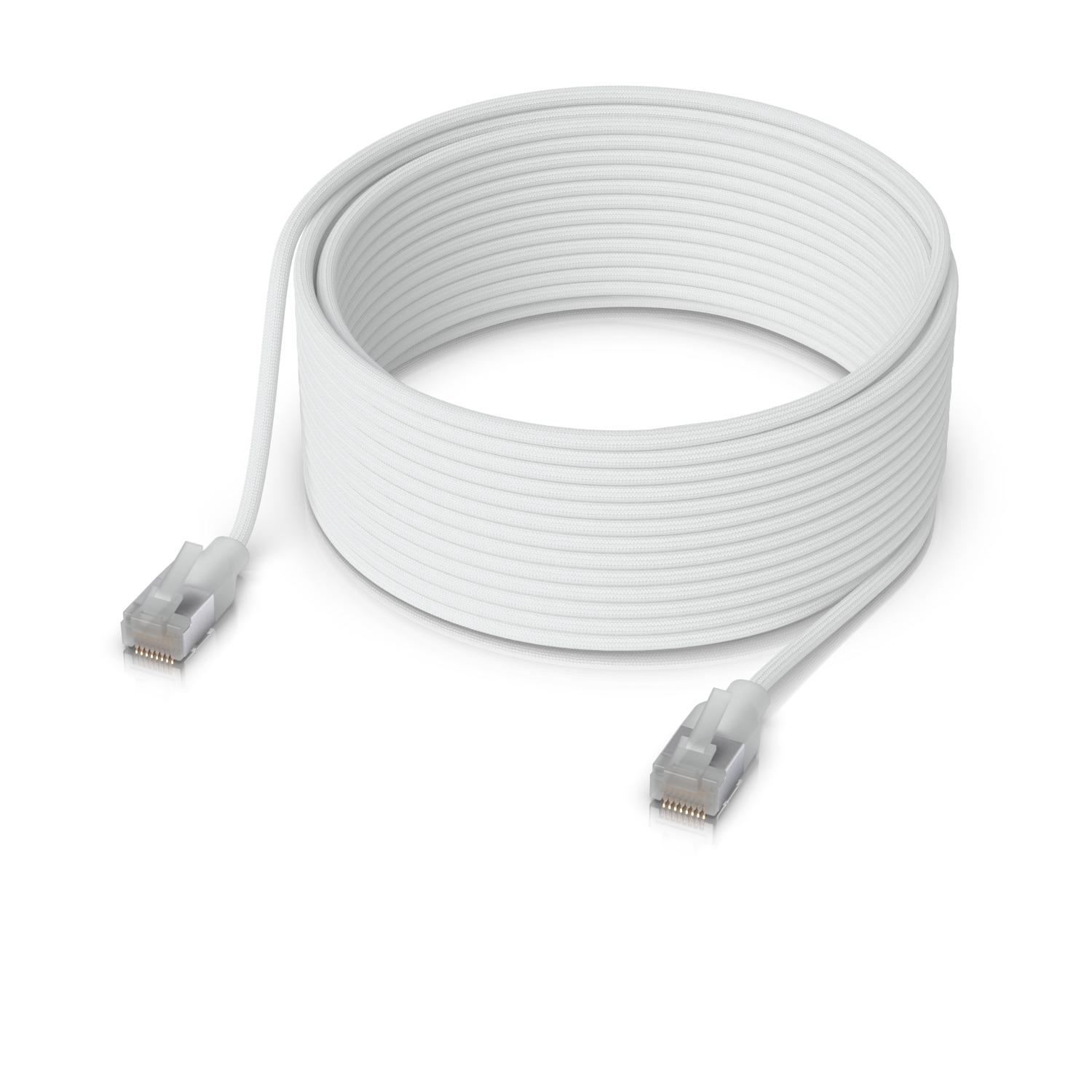 Cablu patch UniFi Premium 15m Ubiquiti UACC-Cable-Patch-EL-C6A-15M-W
