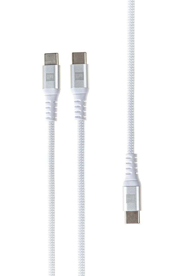 Prelungitor de cablu inteligent ER POWER USB-C la USB-C dual