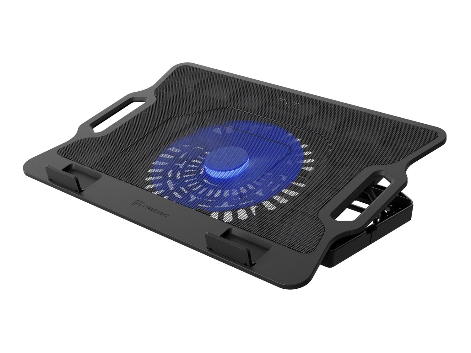 Placă de răcire pentru nb Natec DIPPER 2, 12.1-17.3", LED, 1 ventilator, 2 USB-uri