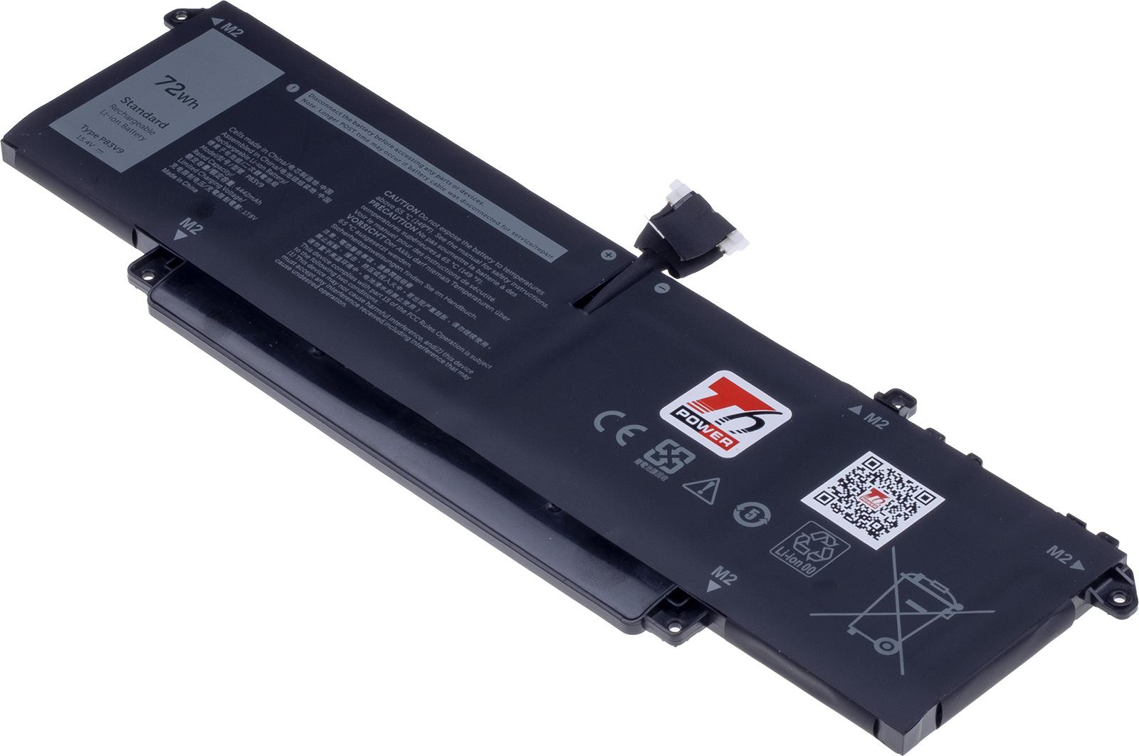 Baterie T6 Power pentru Dell Precision 5470, 5480, 5490, 4670mAh, 72Wh, 4 celule, Li-poly