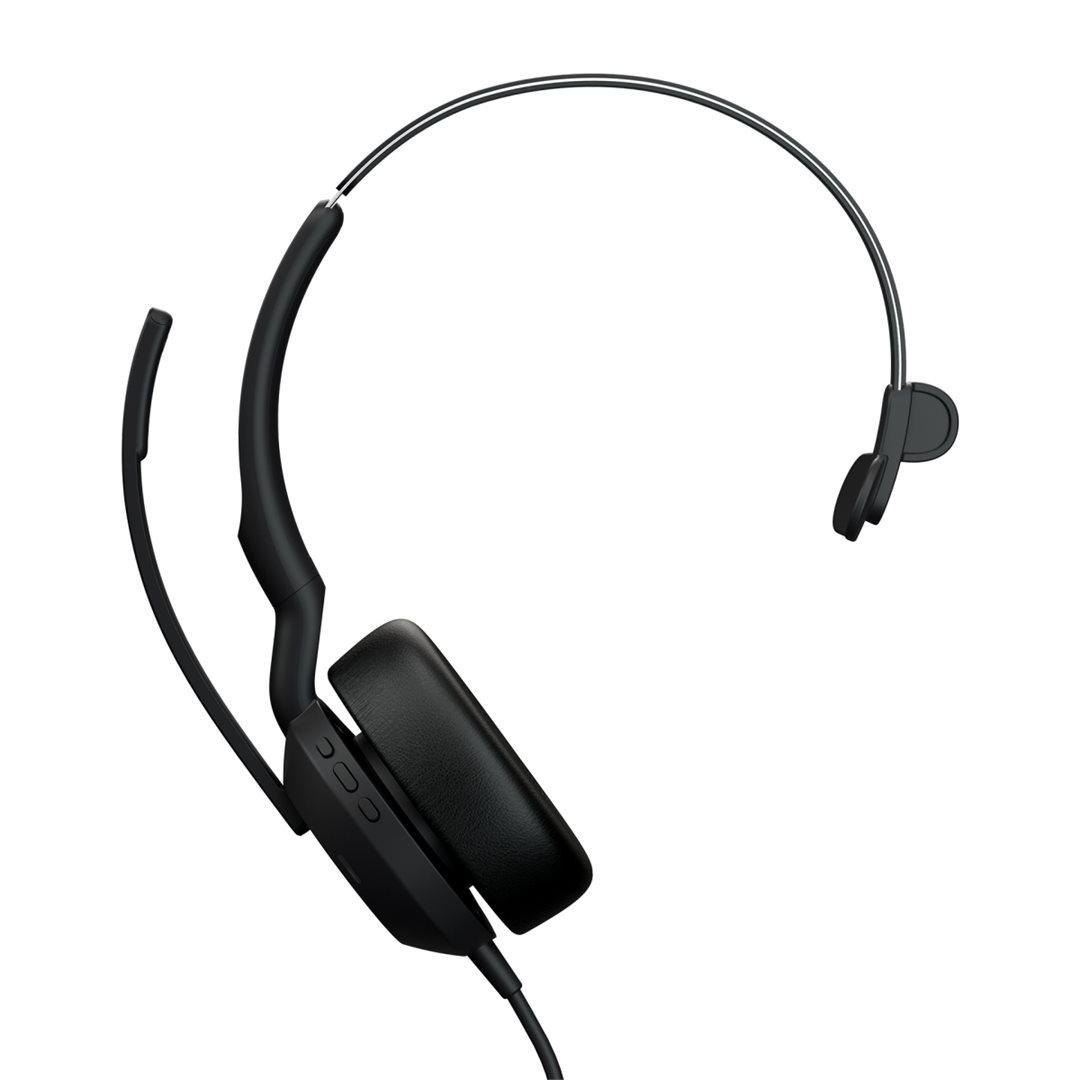 Jabra Evolve2 50, USB C/A, MS Mono, fără BT