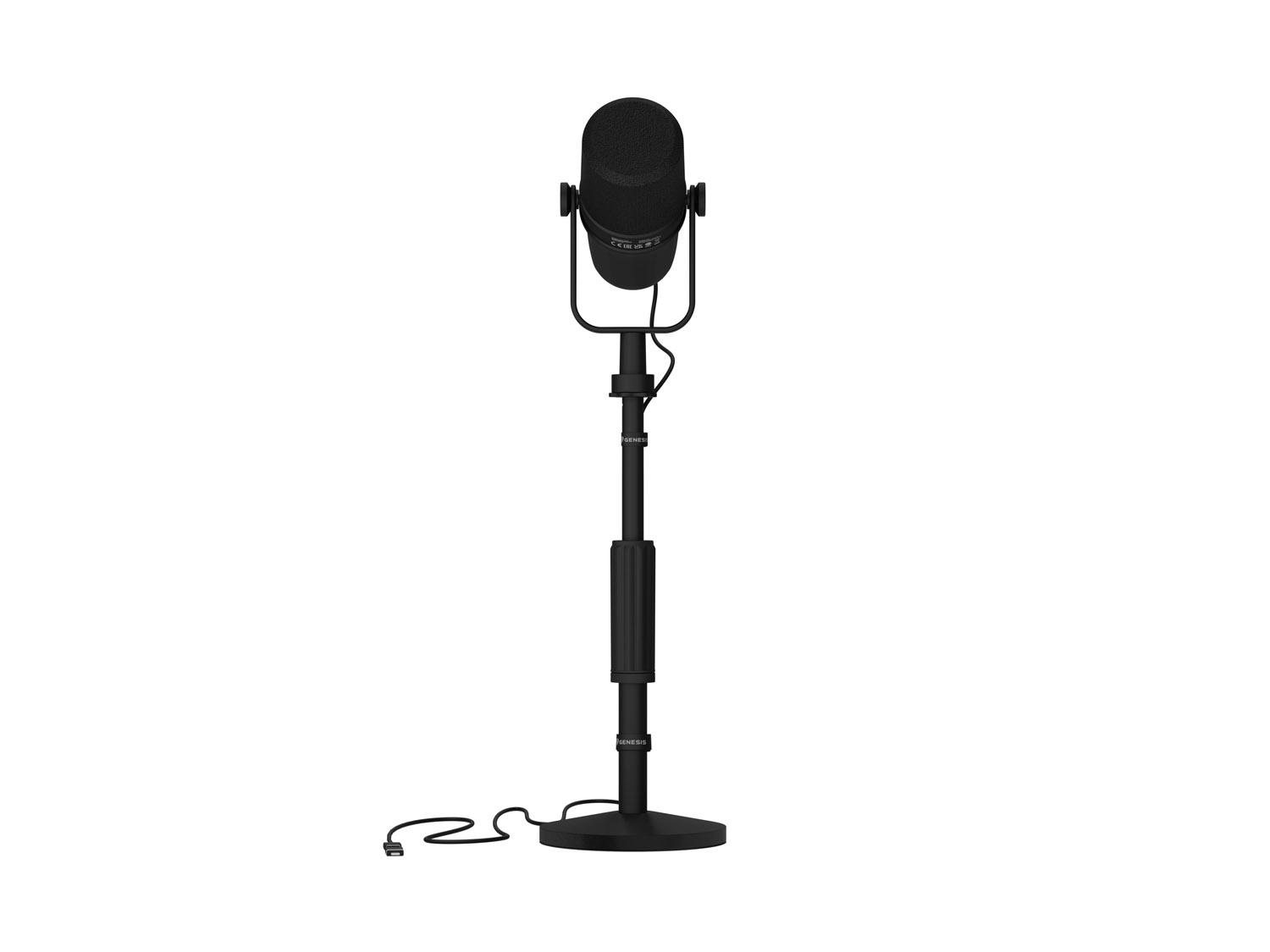 Microfon de streaming Genesis RADIUM 750D, USB/XLR, stativ