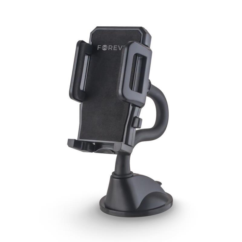 Suport auto Forever CH-140 cu montare pe parbriz, negru