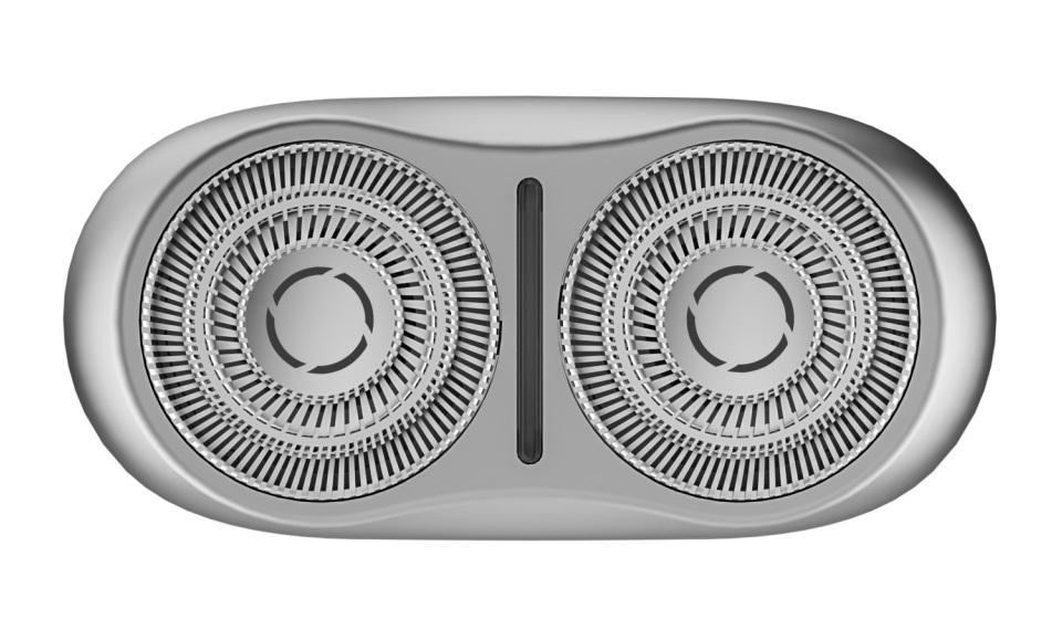 Cap de schimb pentru aparat de ras electric Xiaomi S200, argintiu