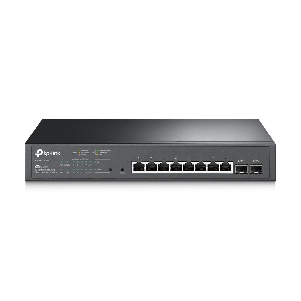 TP-Link TL-SG2210MP Switch rack inteligent 8xGb 2xSFP 150W POE+ Omada SDN