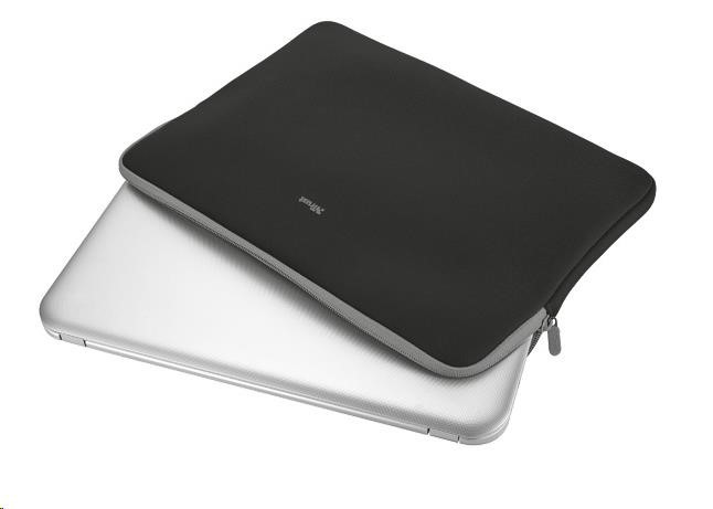Husa TRUST Laptop 13.3" Primo Soft Sleeve pentru laptopuri - neagra
