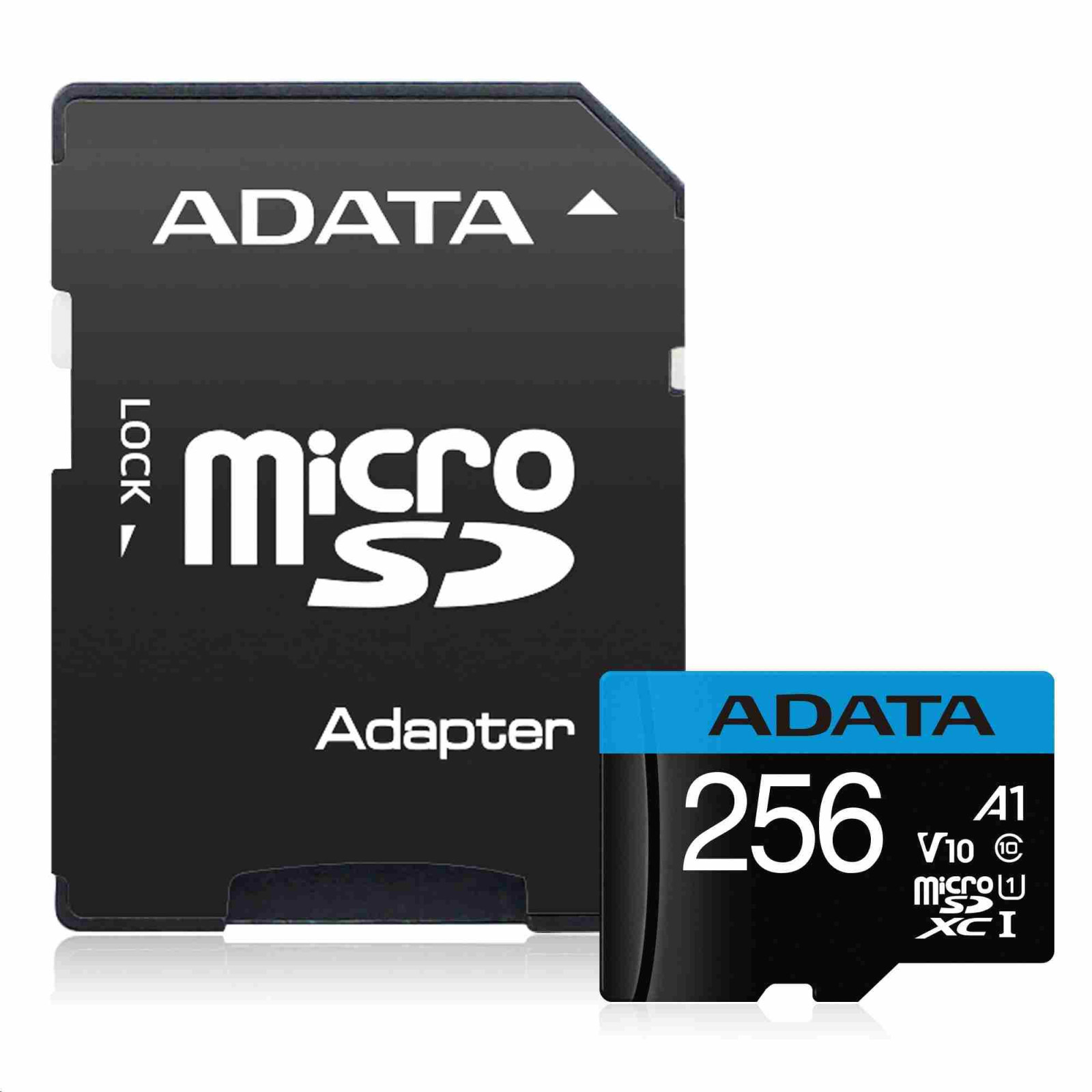 Card ADATA MicroSDHC 256GB UHS-I Clasa 10, Premier + adaptor