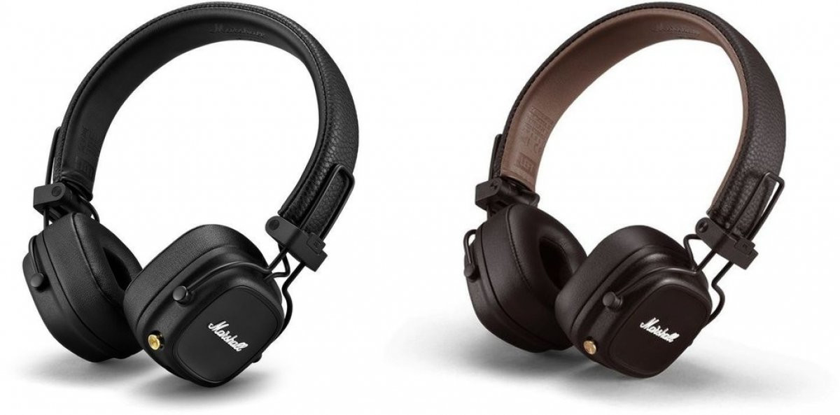 Căști Bluetooth Marshall Major IV, mari, negre | TonerPartner.ro