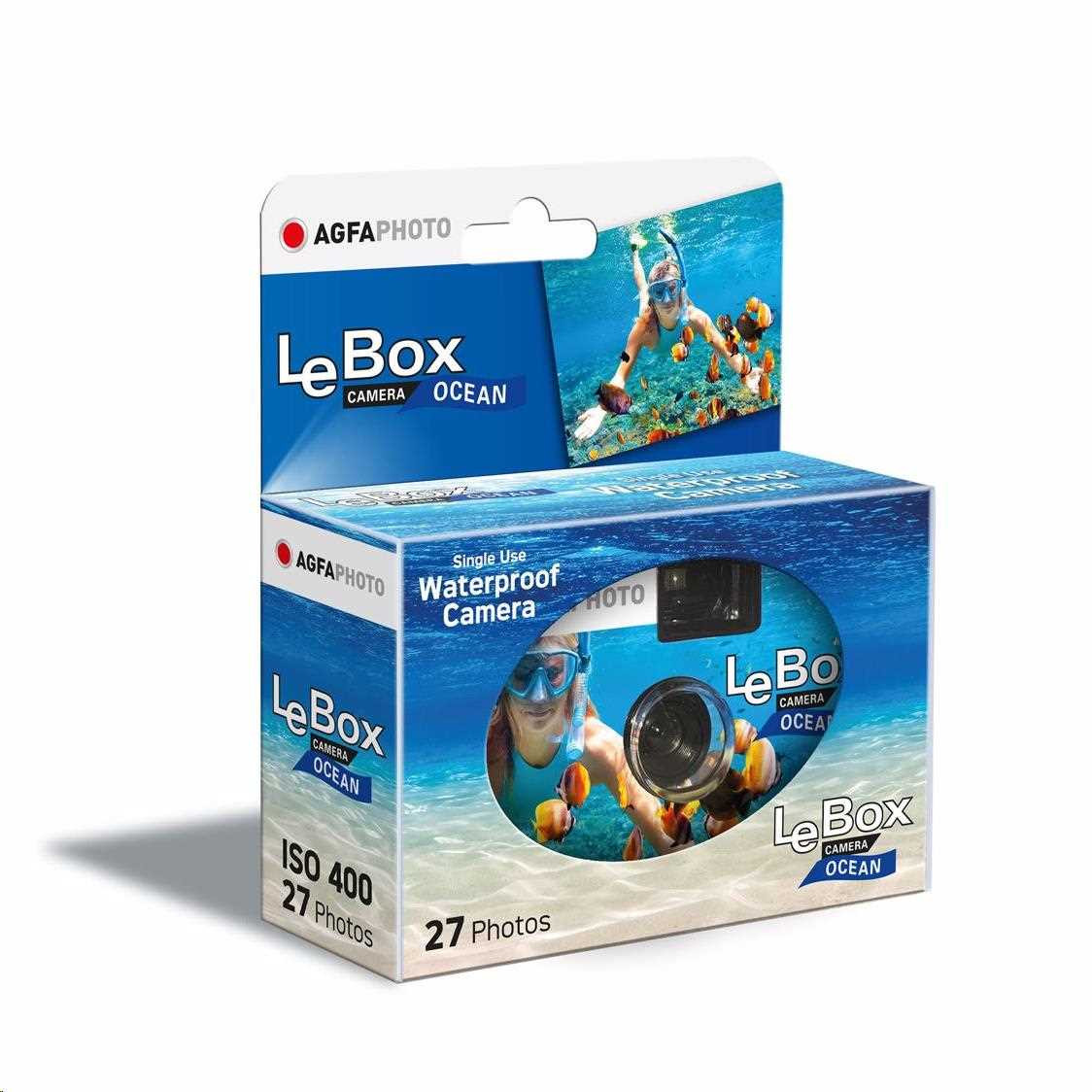 Agfaphoto LeBox Ocean 400/27 - cameră analogică de unică folosință