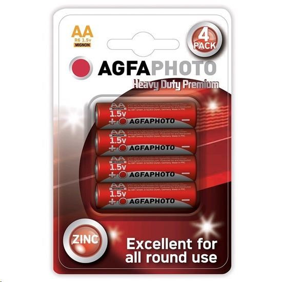AgfaPhoto baterie zinc AA, blister 4buc
