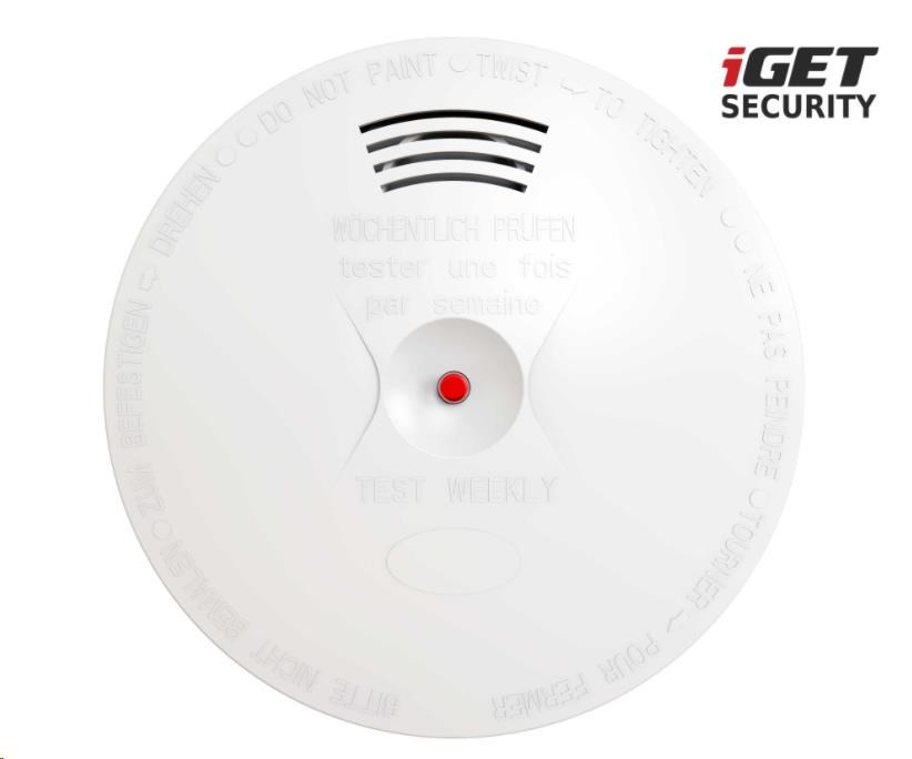 iGET SECURITY EP14 - Senzor wireless de fum pentru alarma iGET SECURITY M5