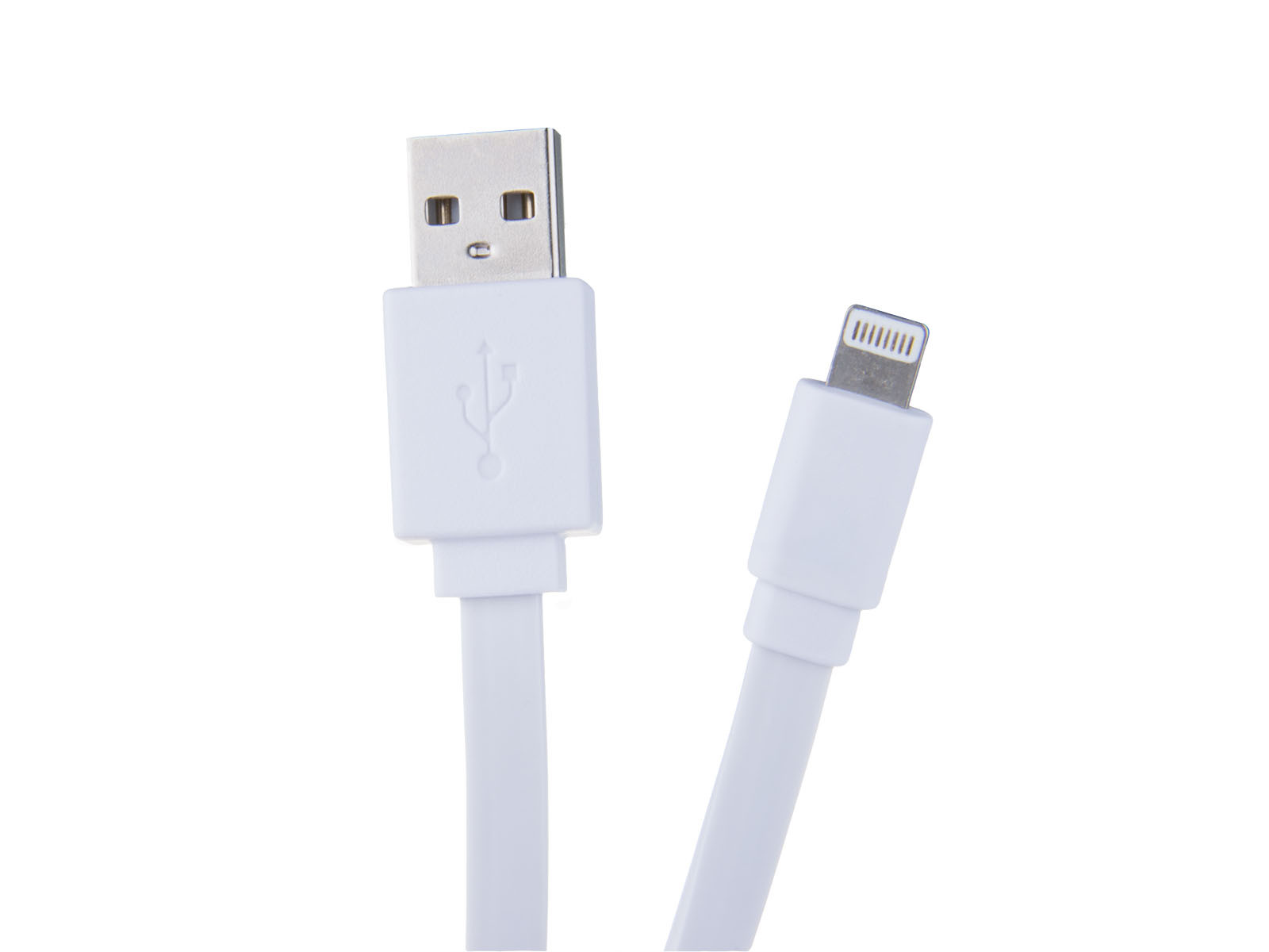 Cablu USB AVACOM LIG-120W - Lightning, 40cm, alb