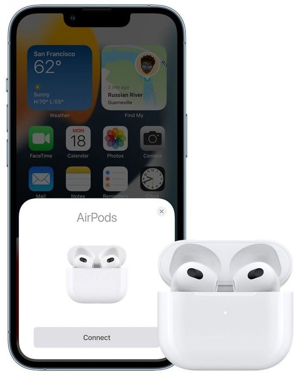 APPLE AirPods a 3-a generație cu carcasă de încărcare Lightning