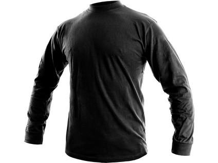 Tricou cu mânecă lungă pentru bărbați PETR, negru, mărimea 5XL
