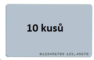 Card ISO pachet de 10, RFID 125kHz EM4200, RO, numărul de etichetă imprimat pe card