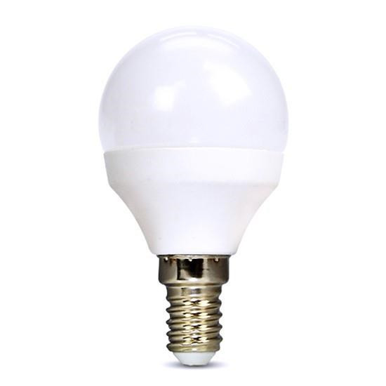 Bec cu LED Solight, miniglob, 6W, E14, 3000K, 510lm, alb